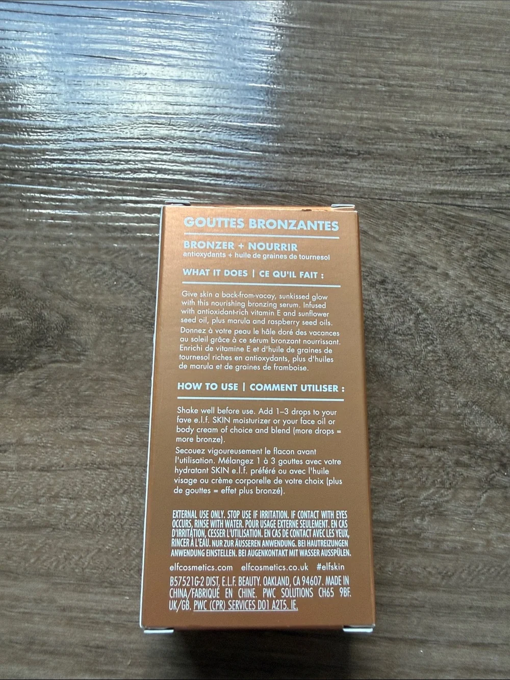 ELF new box